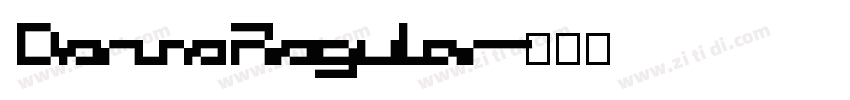 Dense Regular字体转换
